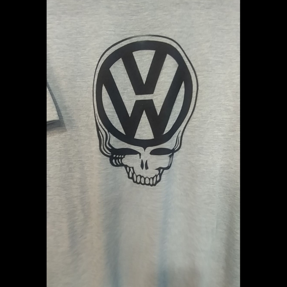 ZJD VW Stealie Parody Grateful Dead Volkswagen Shakedown T-shirt LP - Picture 4 of 4